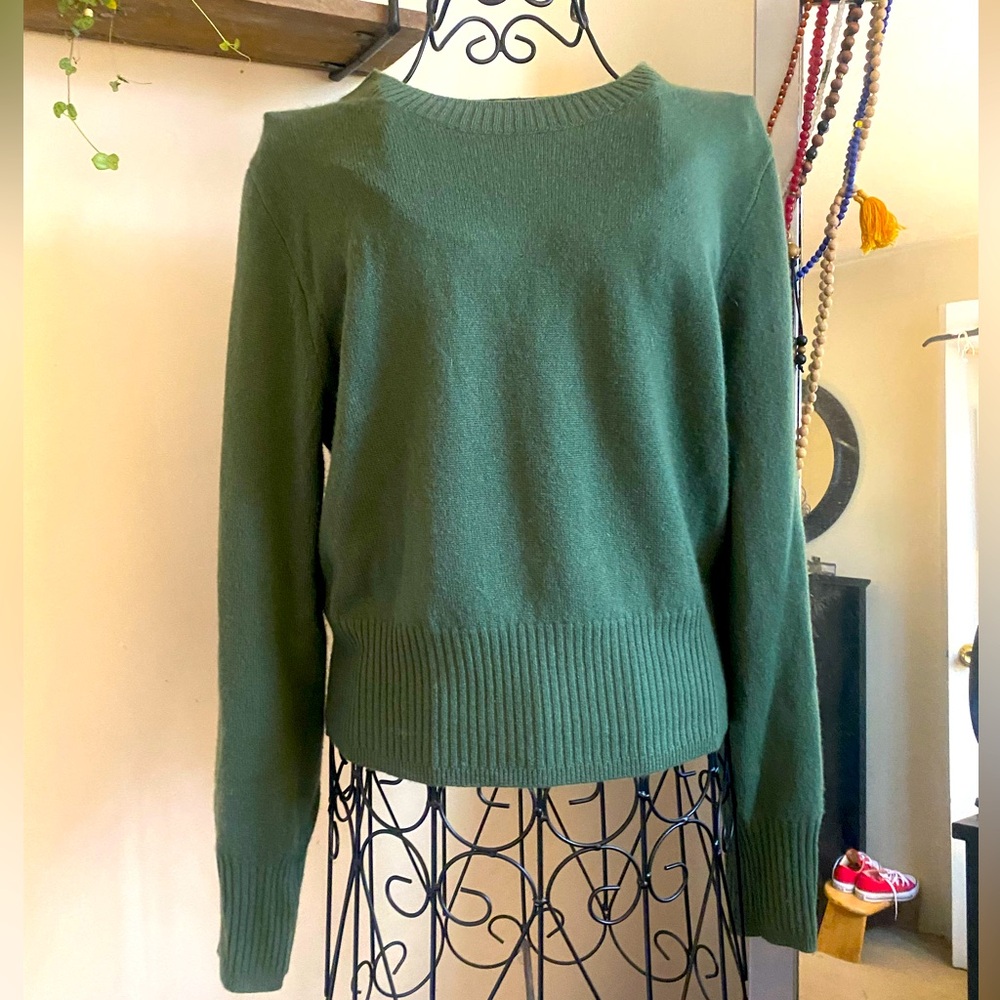 J.Crew cropped cashmere sweater